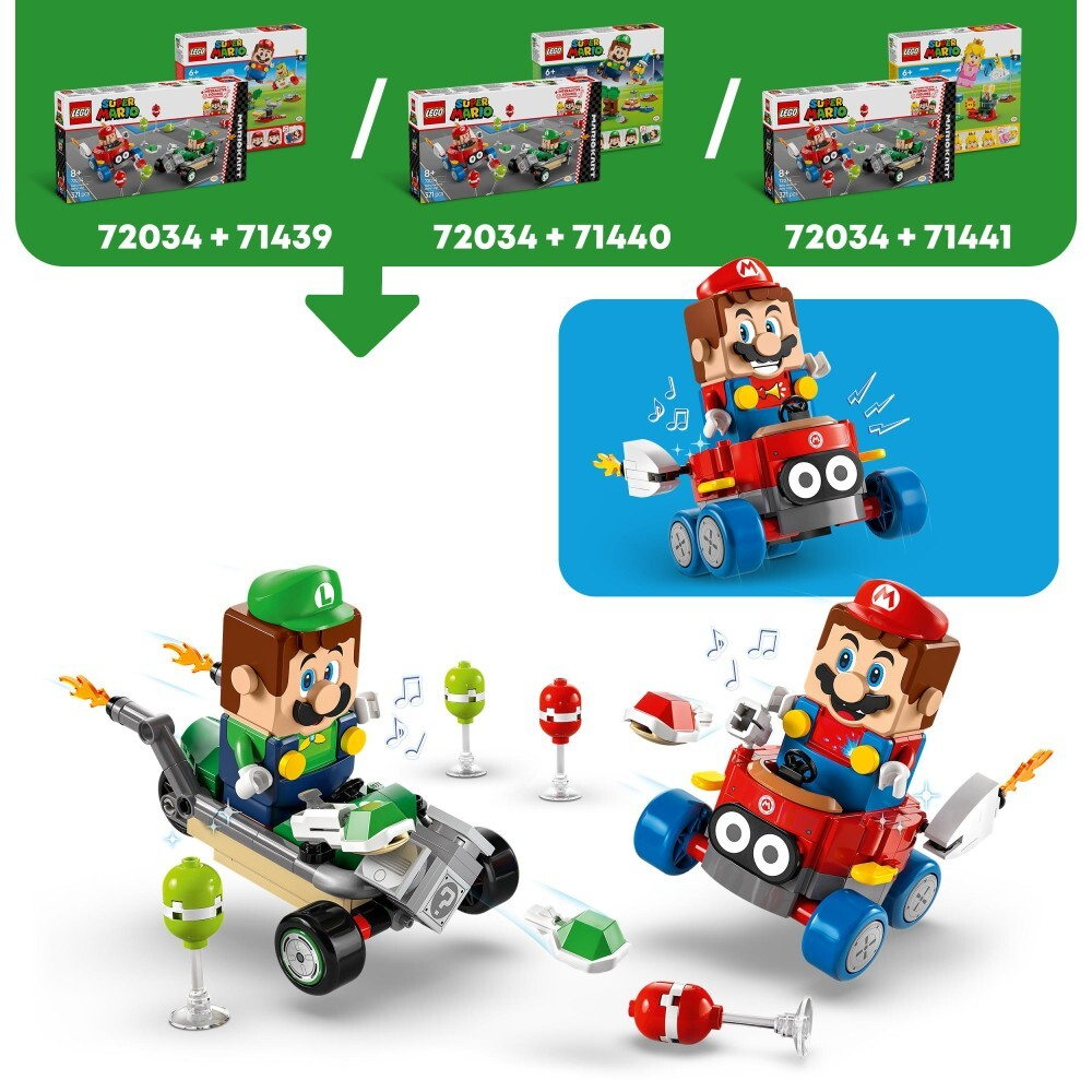 LEGO Super Mario/ Mario Kart - Малыш Марио против Малыша Луиджи/ 72034