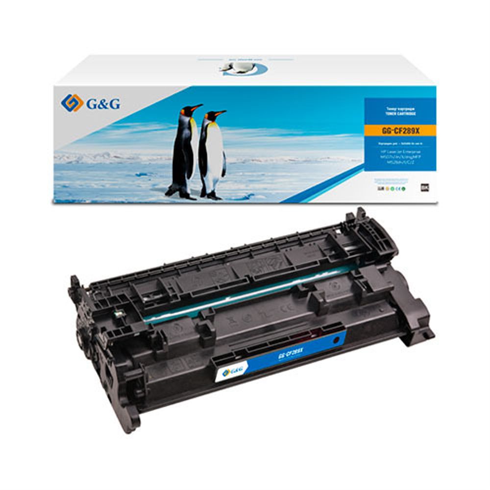 Картридж G&amp;G аналог HP CF289X (89X) для LaserJet M507/M528, с чипом 10 000стр.