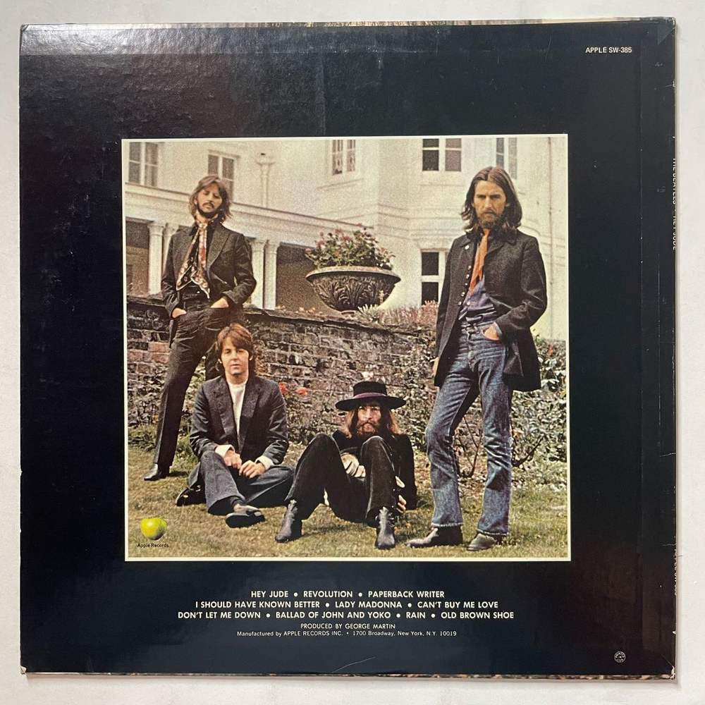 Винтажная виниловая пластинка LP The Beatles Hey Jude (The Beatles Again) (USA 1974)