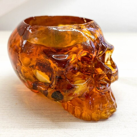 Подсвечник "Череп без венка"