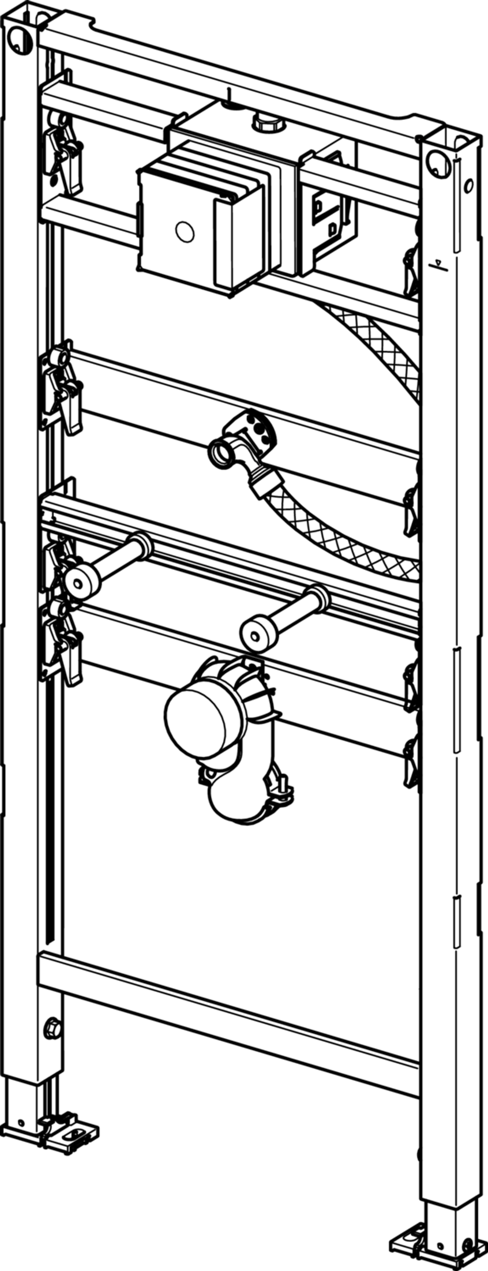 Монтажная рама для писсуара и сенсорного устройства ST-AM-A107S/1200