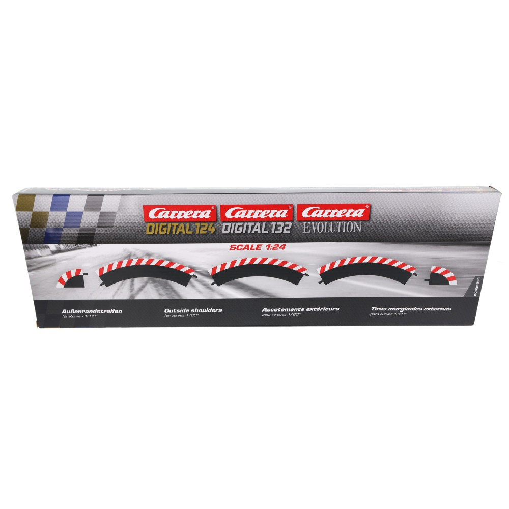 Внешнее расширение виража 1/60° + концевой участок Carrera EVO 20561/Digital 124/132, 5 дет. 20561 — фото 1