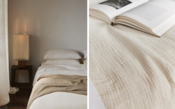 Пододеяльник Zara Home, хлопок 100%, однотонный, 6184/088