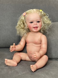 Кукла Реборн виниловая 55см в пакете (FA-560)