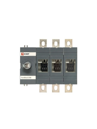 Рубильник 3п 315А без рукоятки управления TwinBlock PROxima EKF tb-s-315-3p