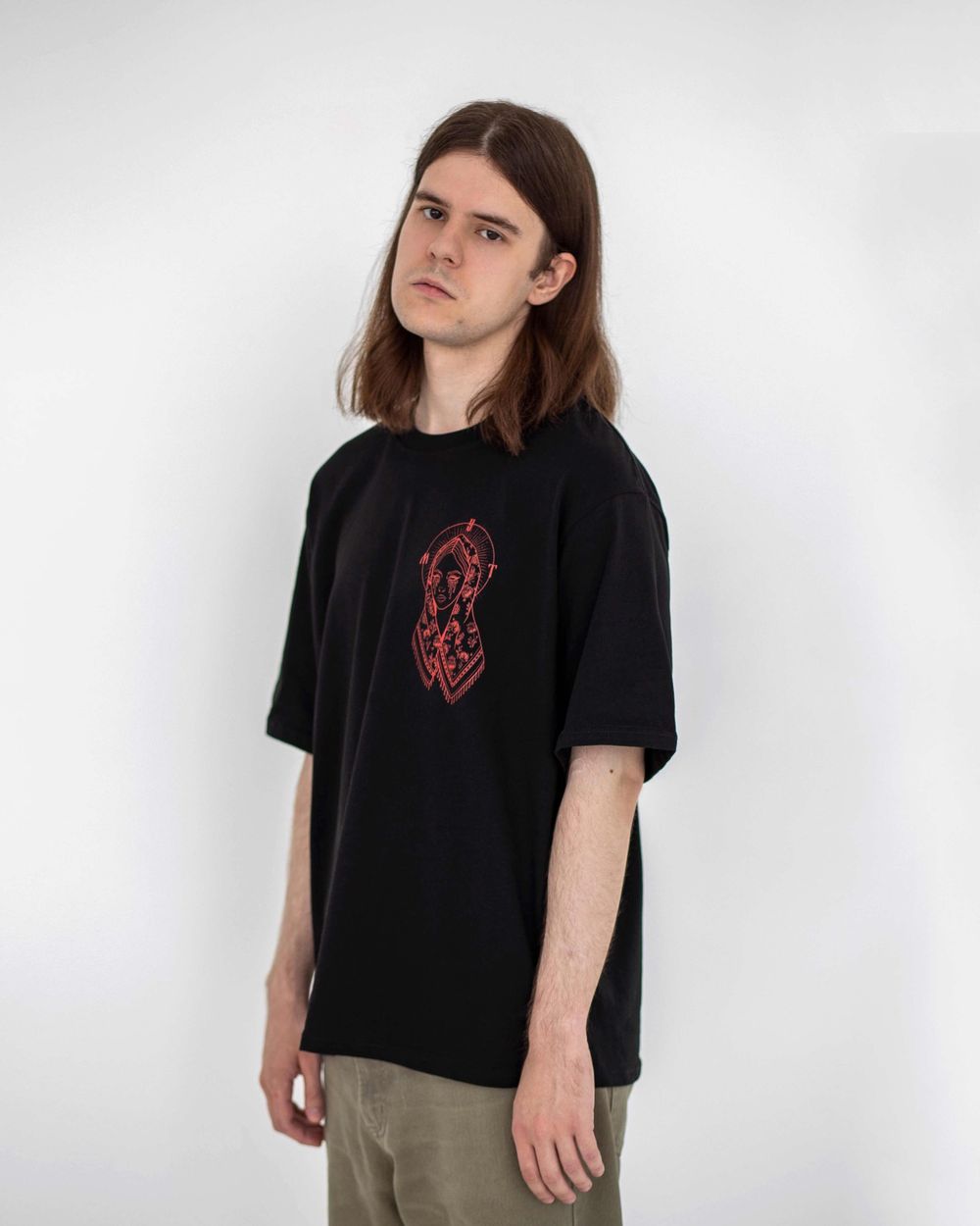 Футболка Омут!Кастом Нимб Черная