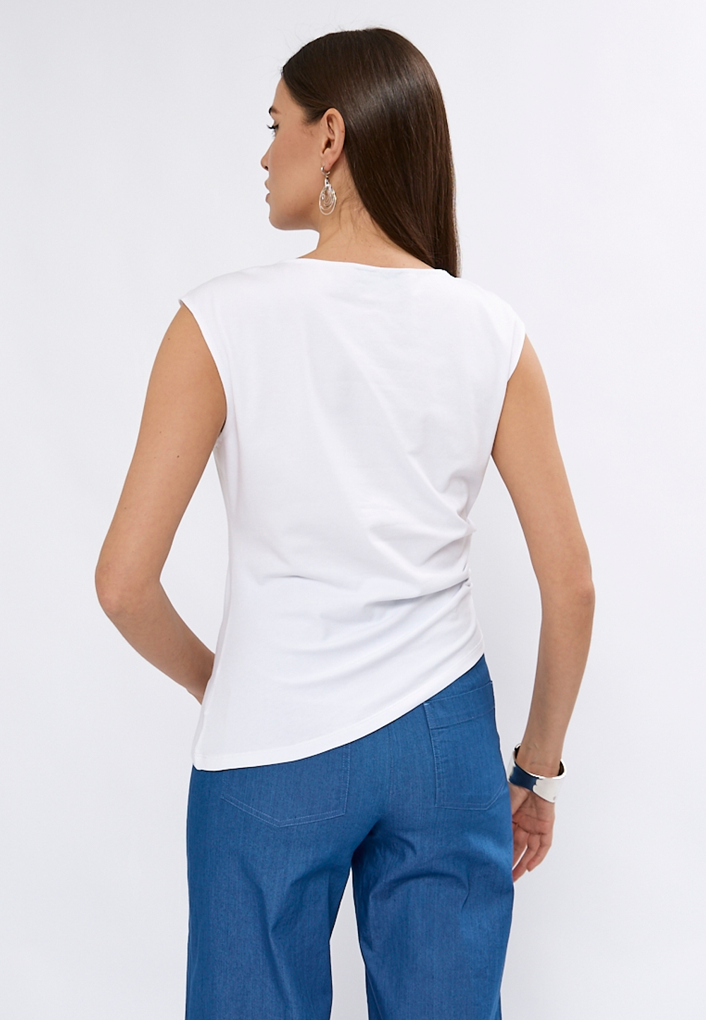 Блуза-топ CHLOE белого цвета