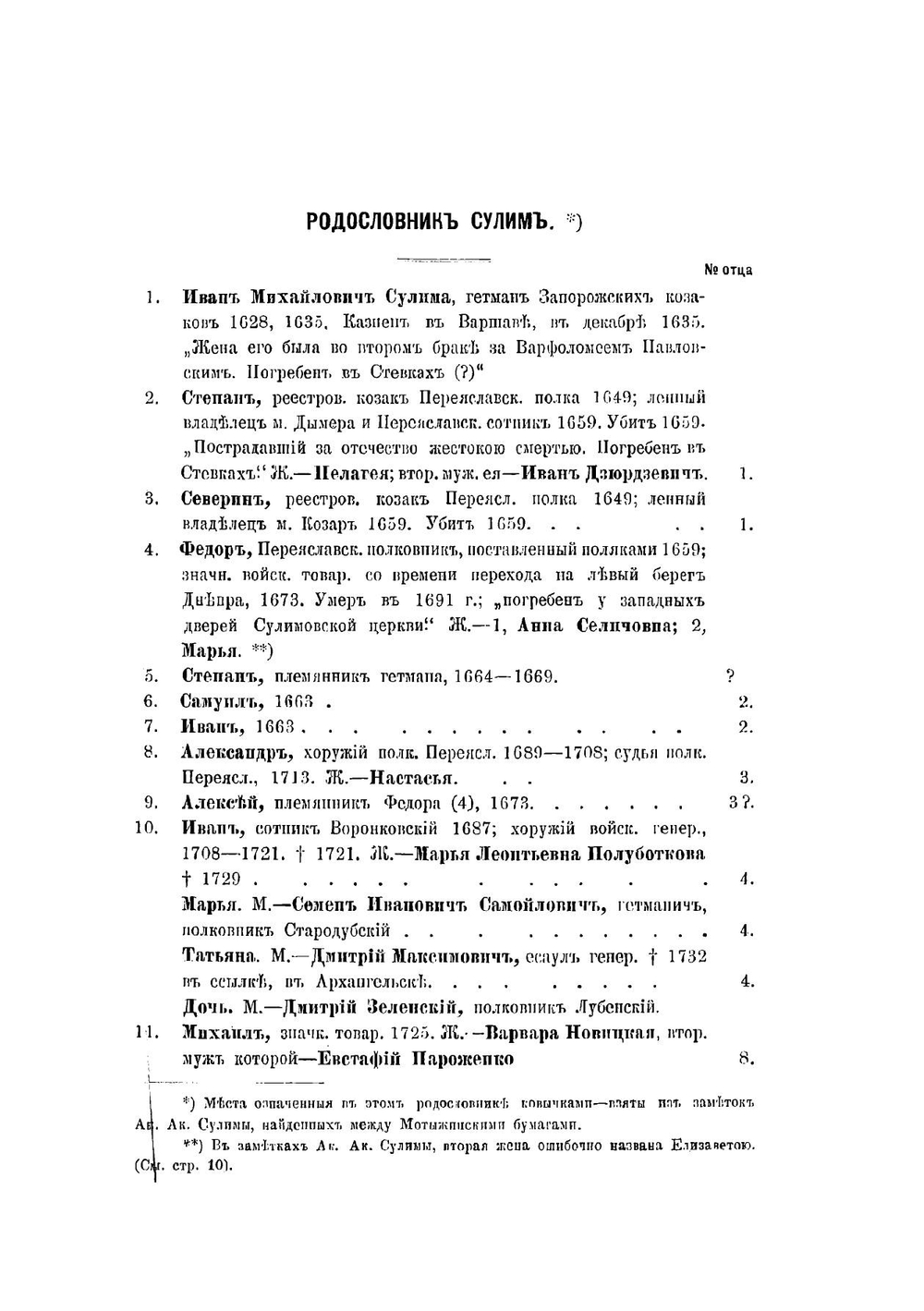 Акты Переяславского полка XVII-XVIII вв | А. Савицкий