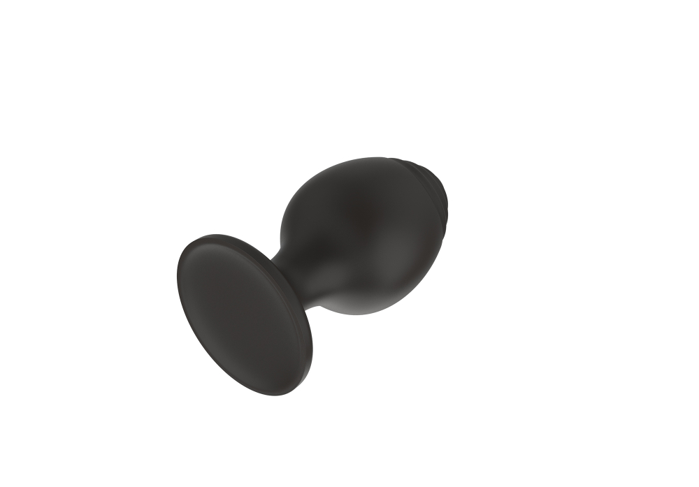Силиконовая анальная пробка черная S (5.8*2.8cm) 3303-01