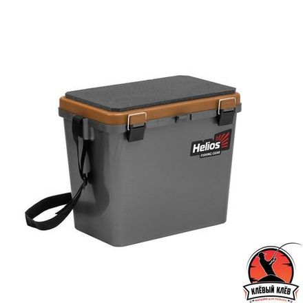 Ящик рыболовный зимний односекционный серый/золото (HS-IB-19-GGo-1) Helios (0)