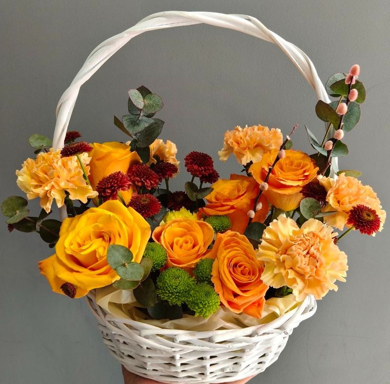 Композиция "Оранжевое солнце"