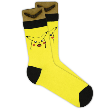 Носки длинные "Пикачу Рот"
