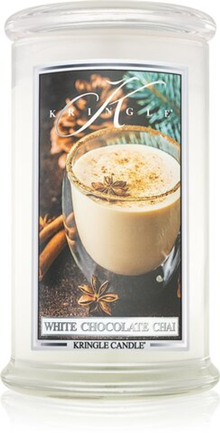 Kringle Candle White Chocolate Chai - ароматическая свеча /   624  g  / GTIN 846853068985