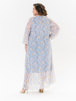 Шифоновое платье Бетти лавандовое