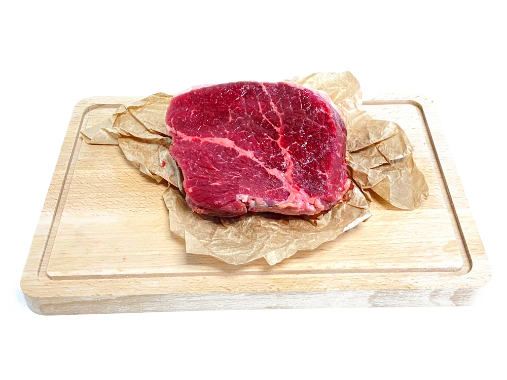 Мякоть бедра из мраморной говядины, 600г, ВУ, ПОРЦ, ROSSO