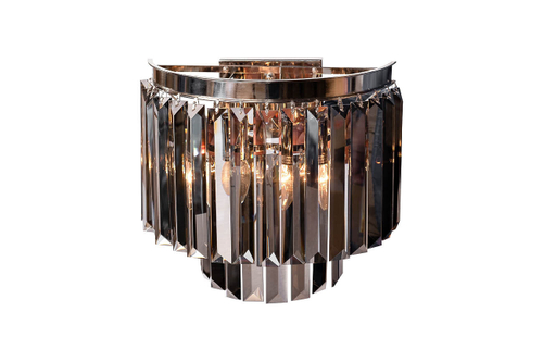 Настенный светильник Бра / Бра эксклюзив / Бра Garda Decor настенное из дымчатого стекла