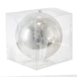 GAEM Украшение новогоднее Шар "Серебряное чудо", D 15 см, L15 W15 H15 см