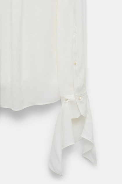 Dorothee Schumacher Блуза с добавлением шелка с завязками на рукавах