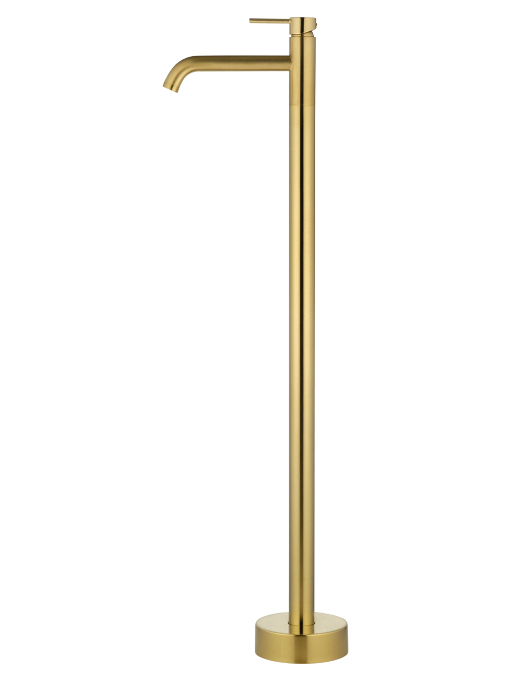 Смеситель для раковины напольного монтажа WONZON & WOGHAND STICK, Брашированное золото (WW-88649905-BG)