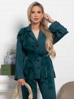 Костюм брючный Стилизация (изумруд) К15330-4М LT Collection