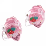 Заколки-краб для волос детские 2 шт «Malvina- Мороженое», 2,4*2,5 см