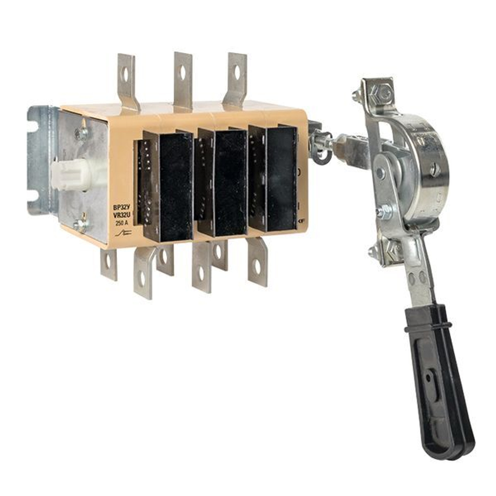 Выключатель-разъединитель ВР32У-35A71240-R 250А, 2 направ, с д/г камерами, с передней смещённой рукояткой EKF MAXima