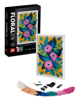 Конструктор Лего Art Цветочный арт | LEGO Art Floral Art коллекционный набор, 31207, 2870 деталей (18+)