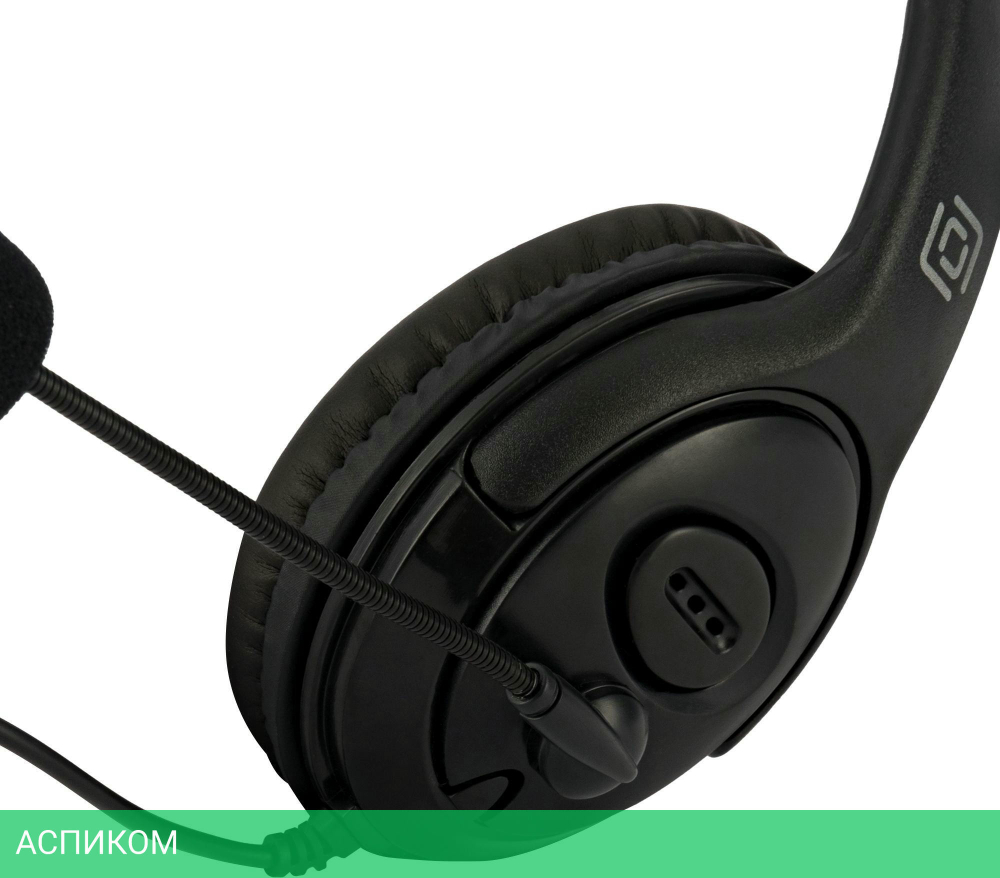 Гарнитура Oklick HS-M400 черный (1532019)