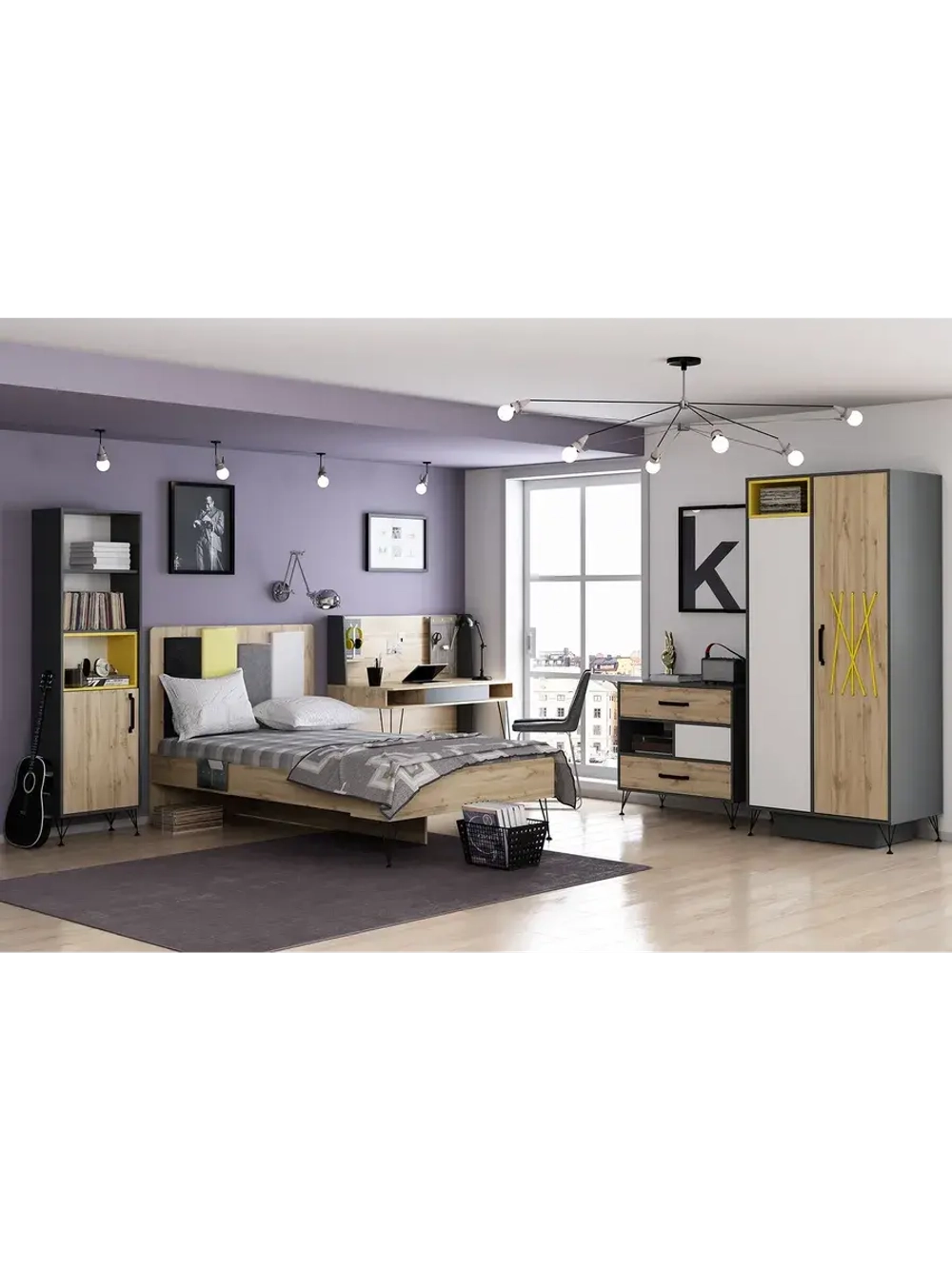 Комод для одежды с ящиками 83,8х45х81 см