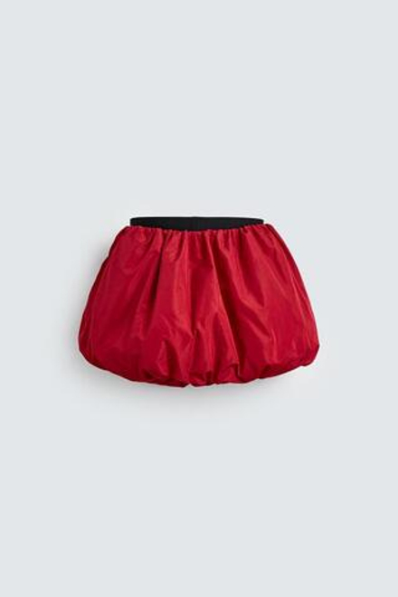 ZARA Х DISNEY МИНИ-ЮБКА-БАЛЛОН, КРАСНЫЙ