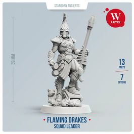 Миниатюра Flaming Drakes Squad Leader