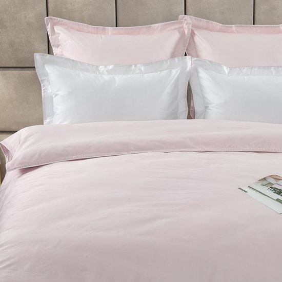 Двуспальный с европростынёй комплект постельного белья Жемчужная роса сатин Legends