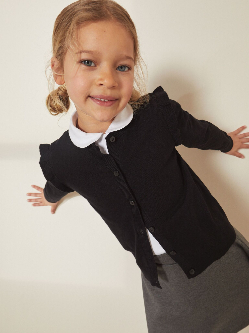 Кардиган школьный для девочки Next C54-234, Черный
