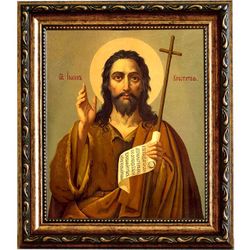 Иоанн Креститель. Икона на холсте.