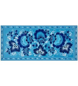 Народные промыслы KH-14/1 Шкатулка для чая на 3 ячейки деревянная 230х100 с хохломской росписью