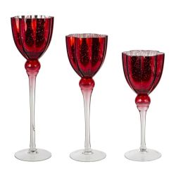 GAEM Набор из 3-х подсвечников, L33 W16 H46 см