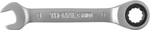CSRW08 Ключ гаечный комбинированный трещоточный короткий, 8 мм