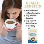 DelighTeas, аюрведическая травяная смесь, одуванчик и цикорий, альтернатива кофе, без кофеина, 170 г (6 унций)