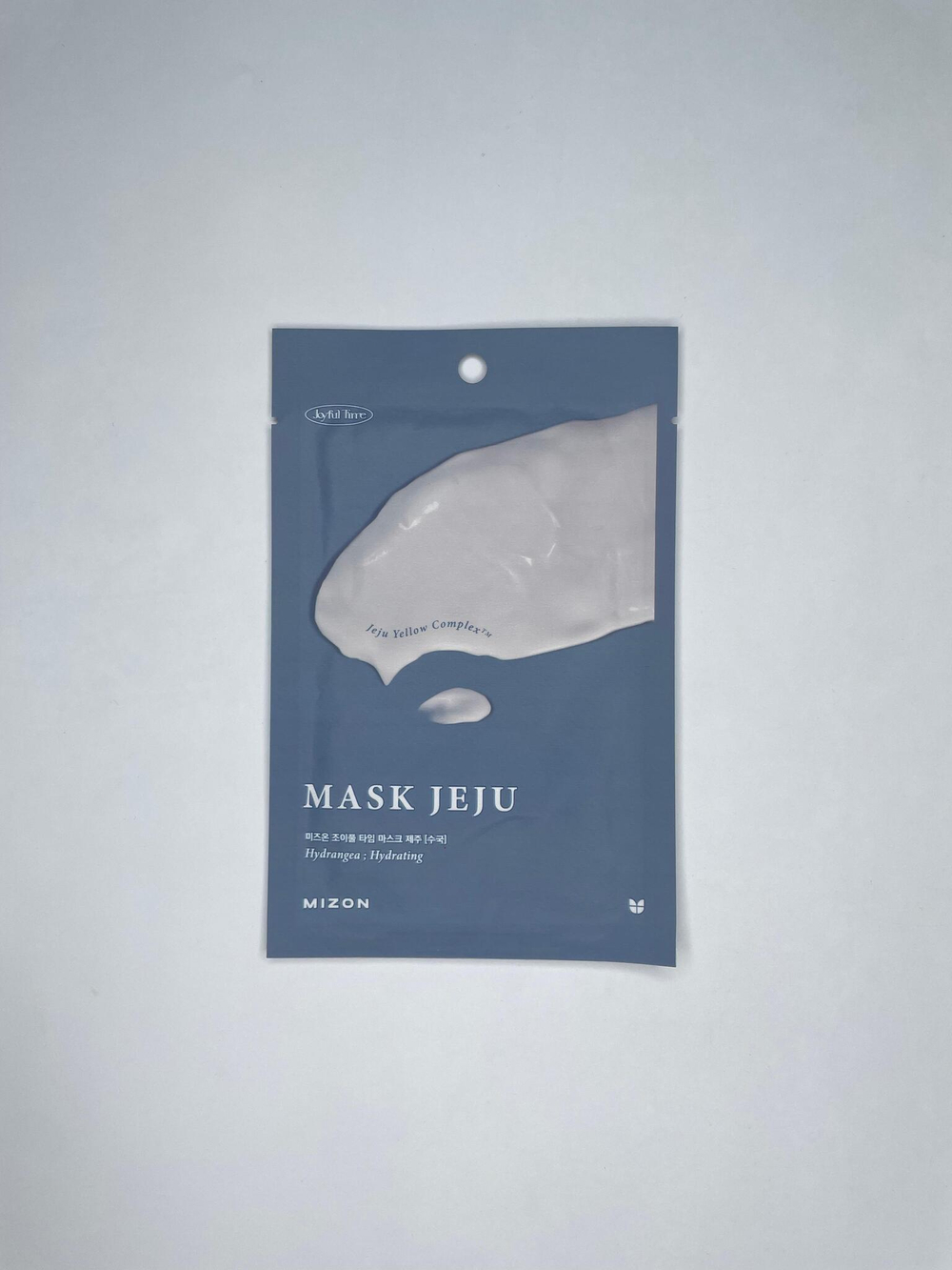 MIZON Увлажняющая тканевая маска  для лица с экстрактом гортензии 23мл JOYFUL TIME MASK JEJU [HYDRANGEA]