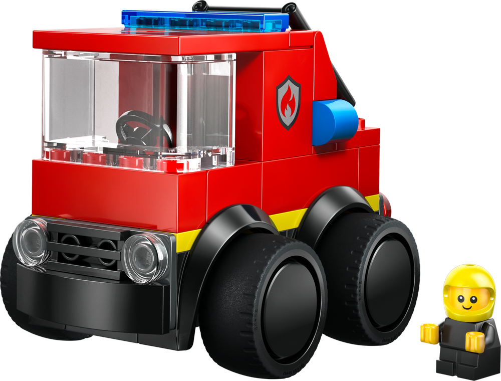 Конструктор Лего Сити Пожарная машина 60482 | LEGO City Rides Fire Truck | игровой набор 67 деталей 5+