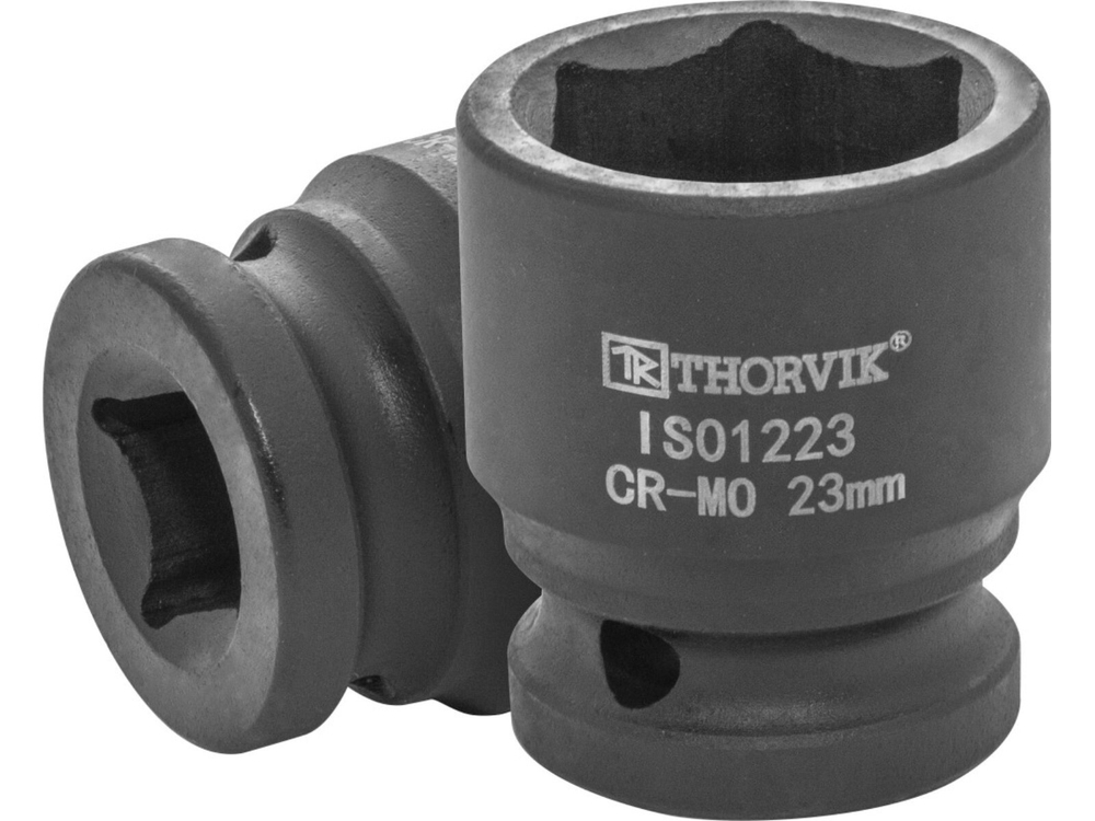 Головка торцевая ударная 1/2"DR,23 мм Thorvik IS01223