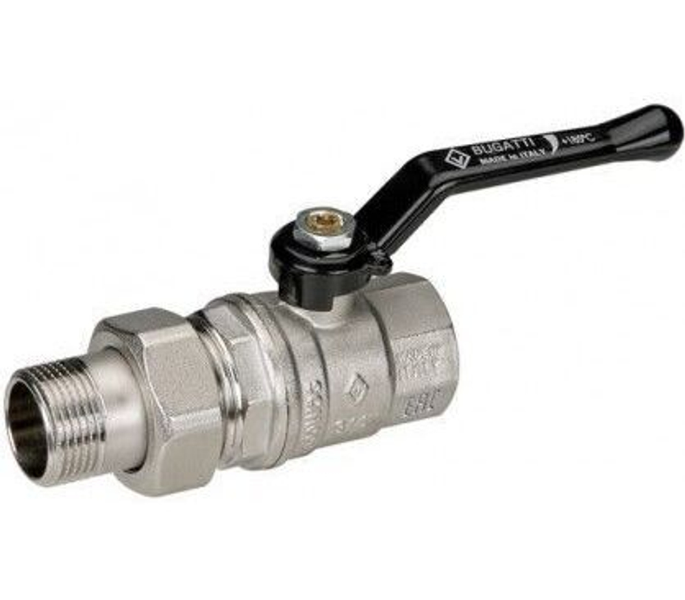 Бугатти Кран шаровый с американкой 1"1/4  (8/2шт)