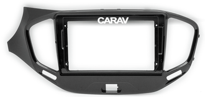 РАМКА LADA Vesta 2015+ черная глянц. 9" CARAV 22-510