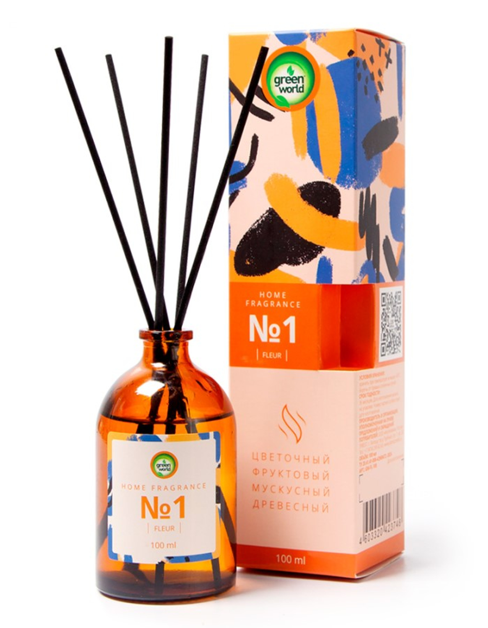 Green World Диффузор для дома №1 Fleur 100мл
