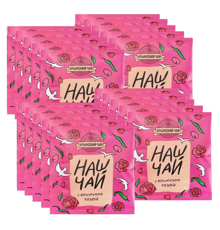 Д/кружки Наш чай с Крымской розой 20 шт, ТМ ТРАВЫ ГОРНОГО КРЫМА