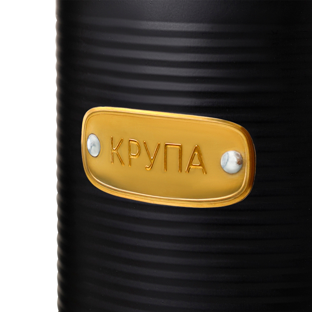 Банка для хранения крупы irmel, 2,5 л, графит