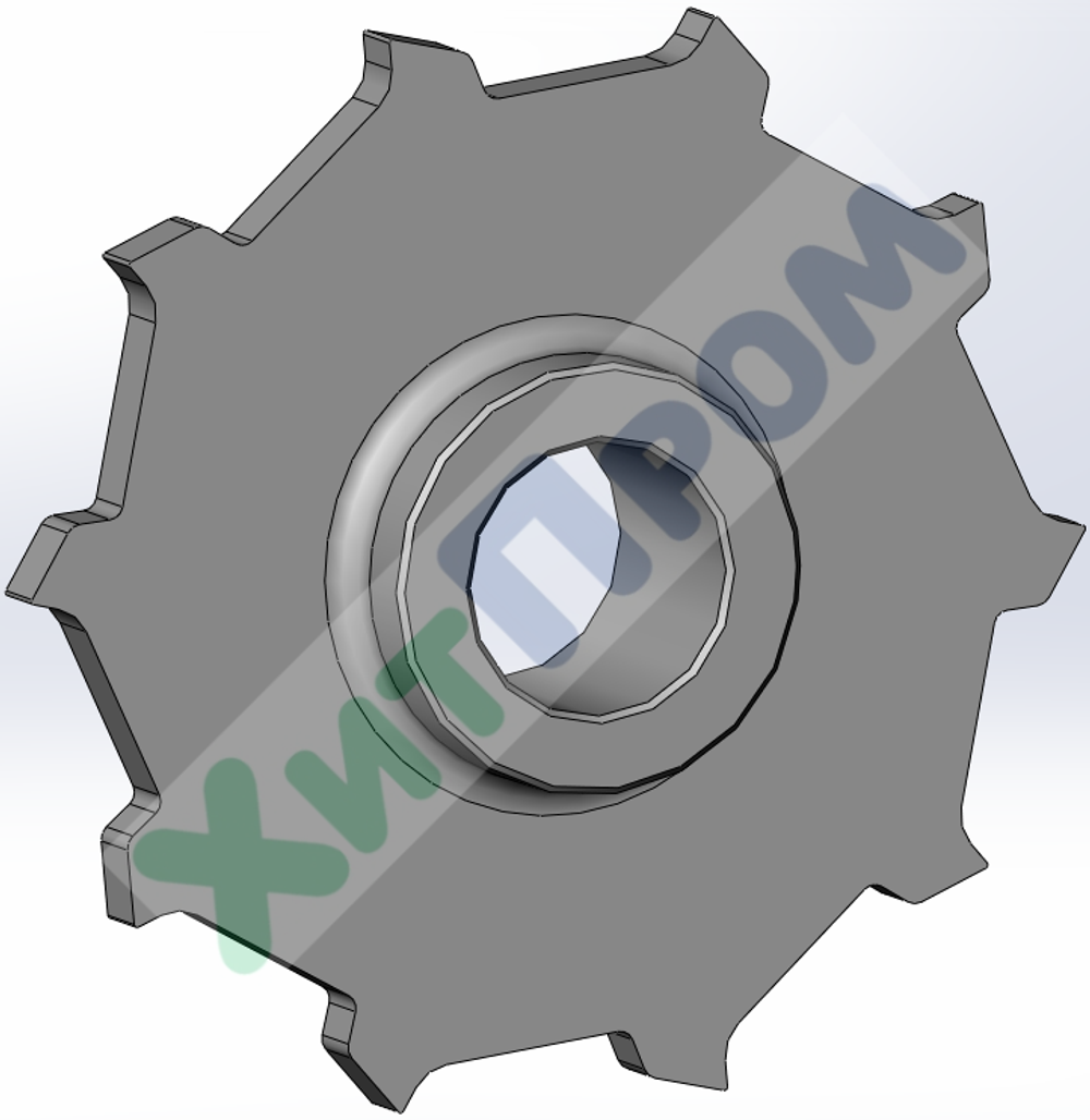 Звёздочка конвейерная зацеп Z10 О40