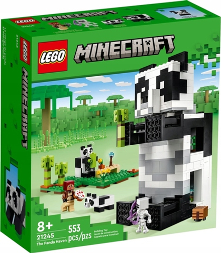 Конструктор LEGO Minecraft заповедник панды 21245