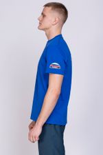 Футболка мужская МЧС цв. василек (термопечать)