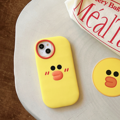 Чехол для телефона "Цыпленок", желтый